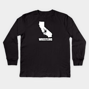 California Wrestling Kids Long Sleeve T-Shirt